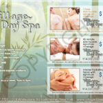 Flyer Print Design for Day Spa