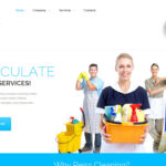 WordPress website design for cleaning company!