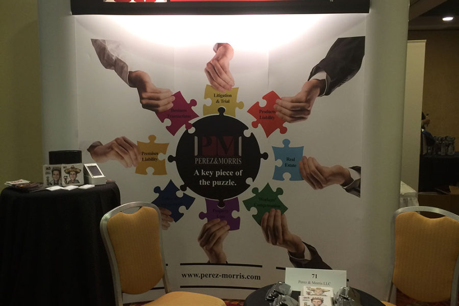 Large custom display ad design for Columbus, Ohio law firm.