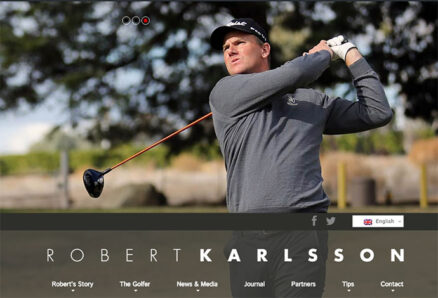 Custom WordPress Website Design for Robert Karlsson