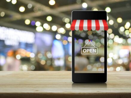 eCommerce Store on Mobile Phone