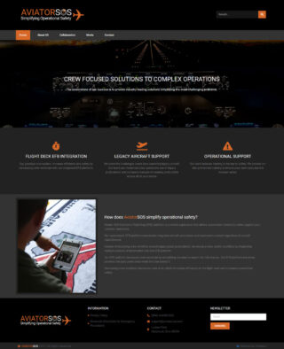 Website Design for AviatorSOS of Ohio