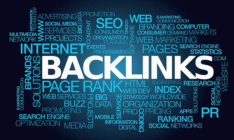 Backlinks Word Tag Cloud